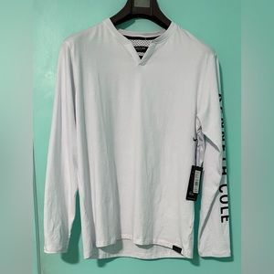 Kenneth coil long sleeve T-shirt, size large Cotton